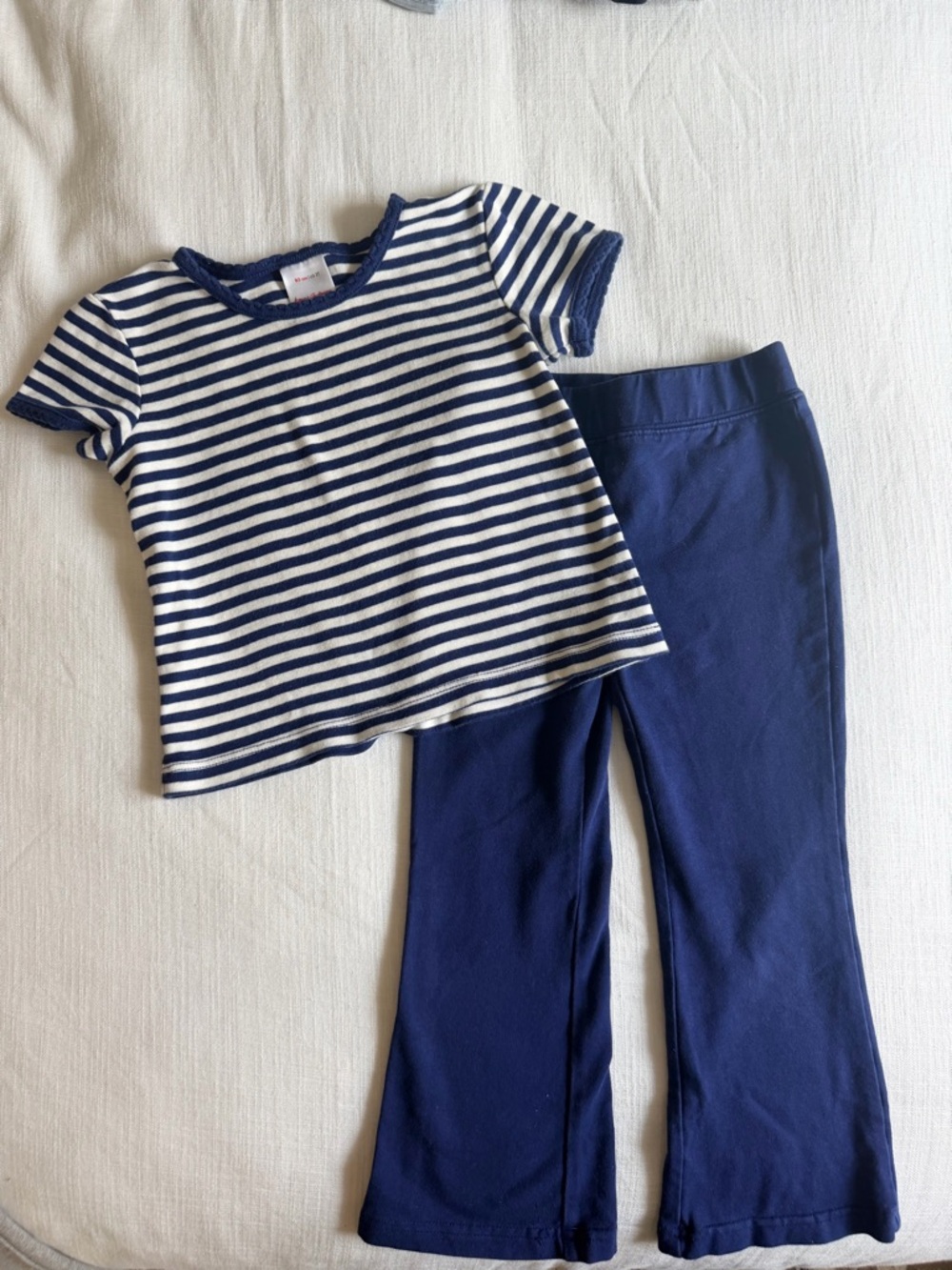 Hanna Andersson Set flare legging and tee bundle 2-3T